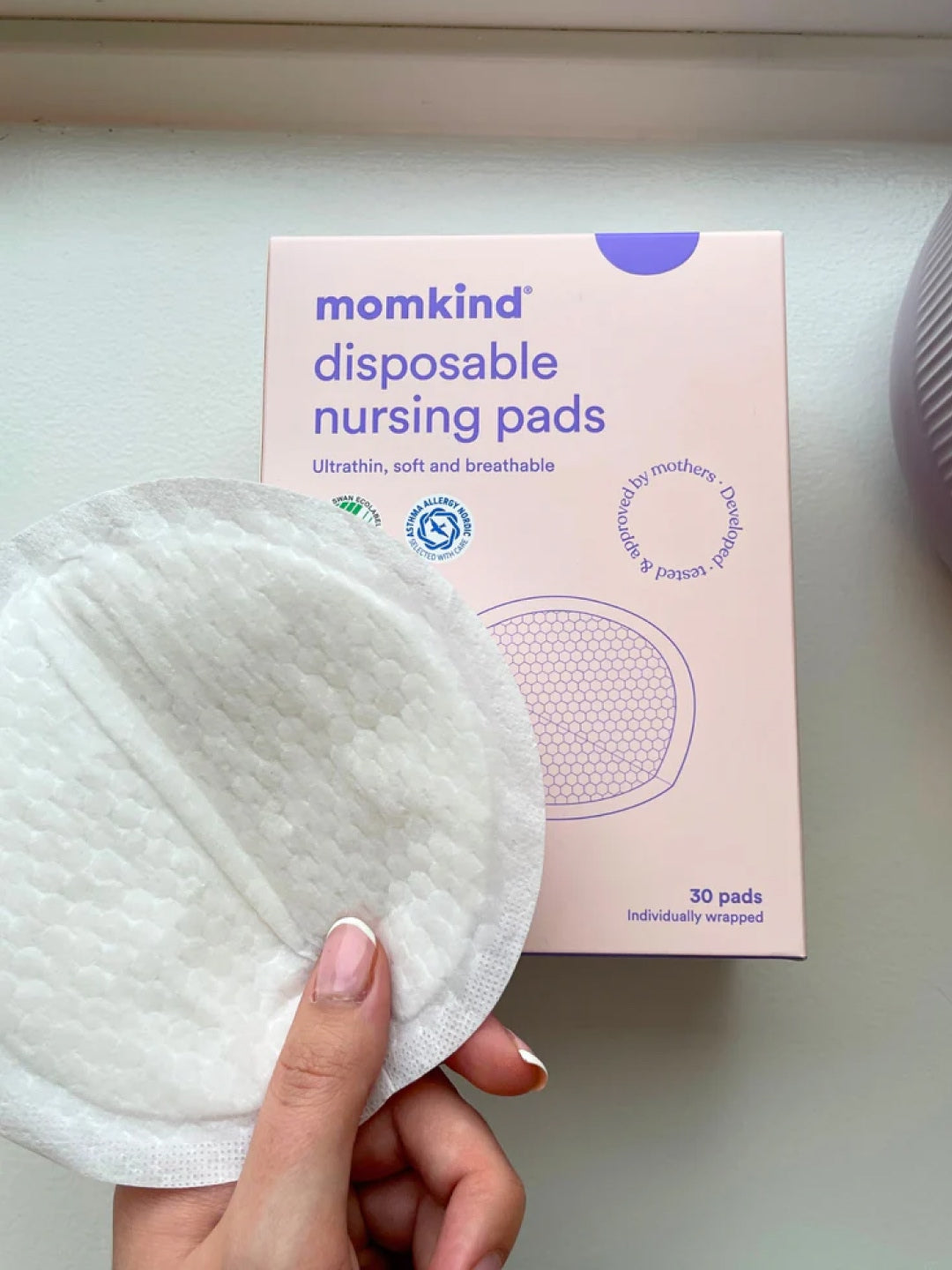 Momkind disposable nursing pads, 30 pcs, Momkind ühekordsed rinnapadjad, 30 tk