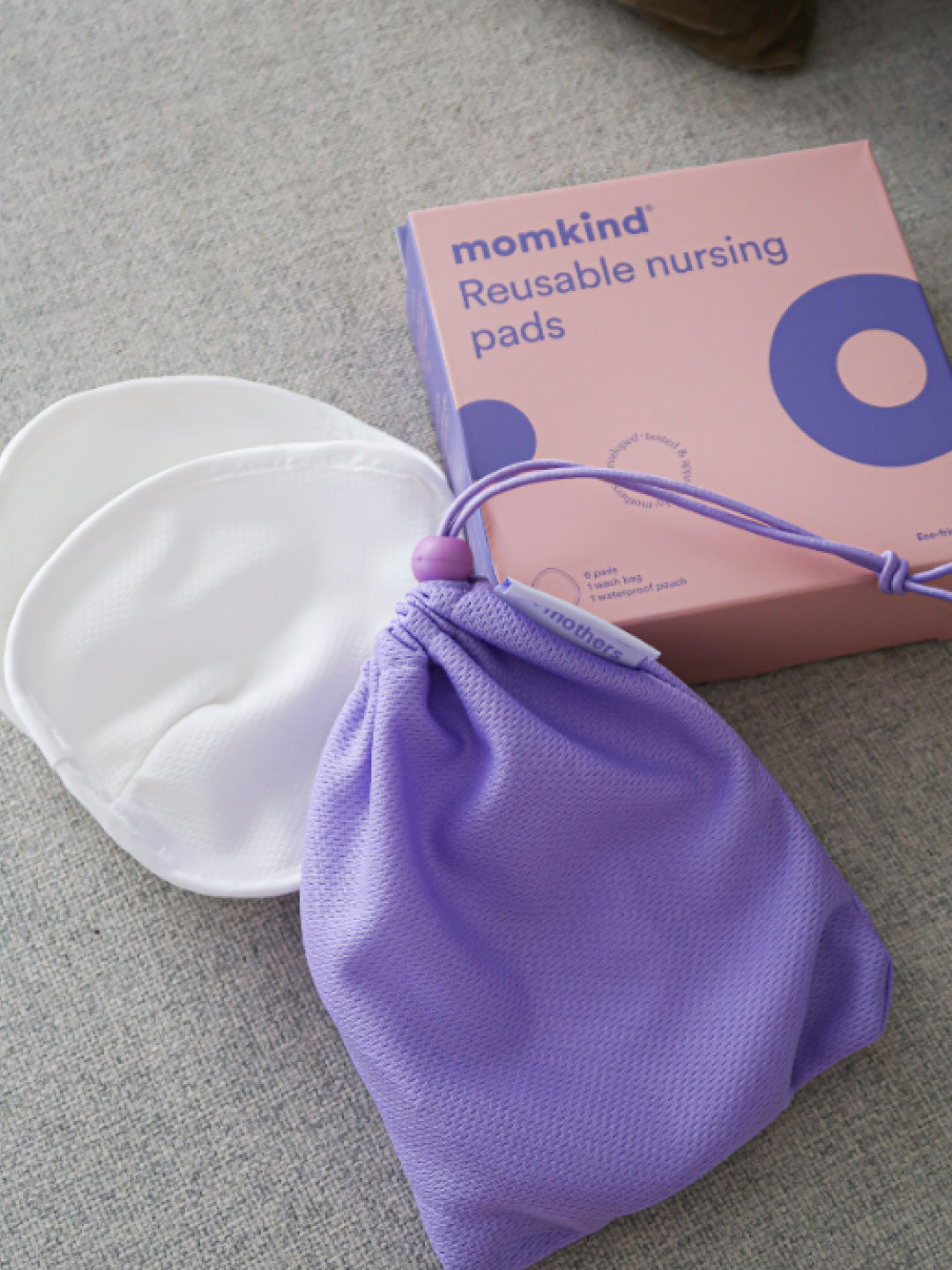 Momkind Reusable Nursing Pads 6-pack – Babyluv