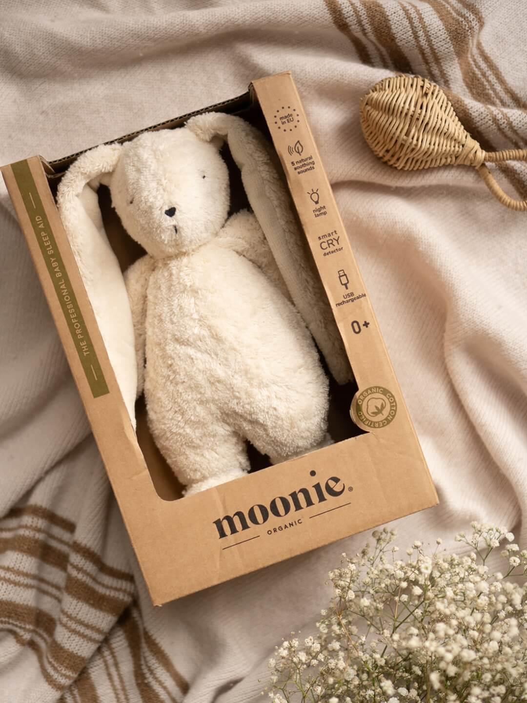Moonie Organic Humming Bunny – Babyluv
