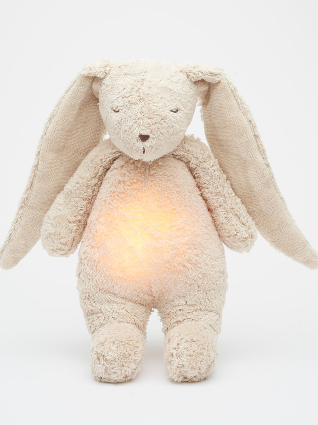 Moonie organic humming bunny with night lamp and cry sensor, Moonie organic kaisujänes öölambi ja nutusensoriga