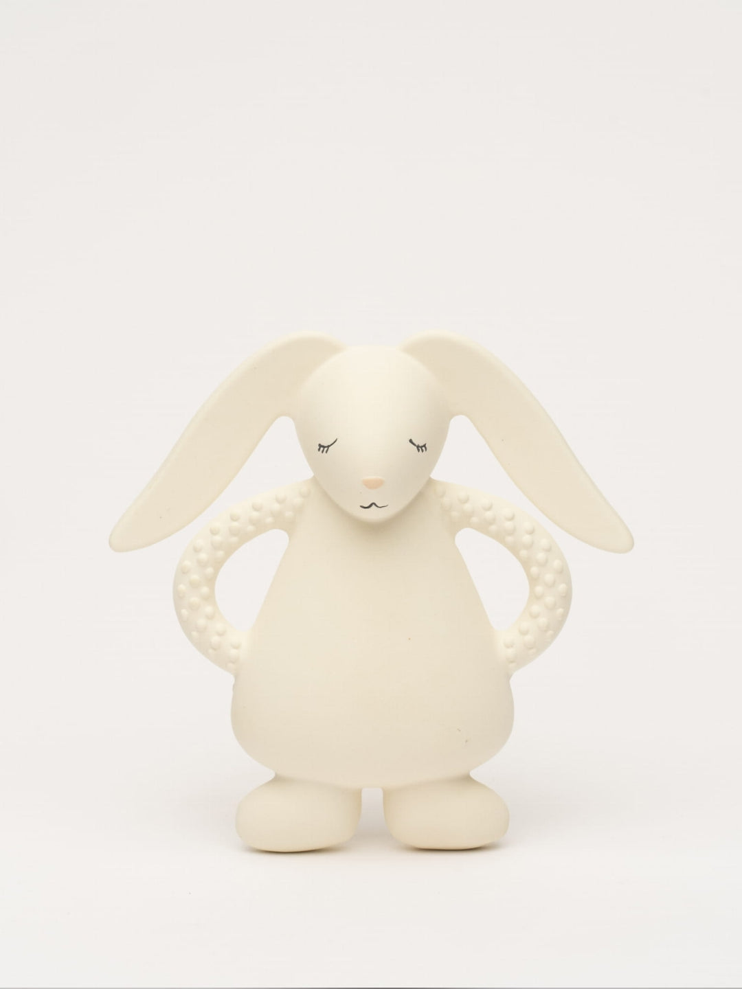 Moonie natural rubber teether Bunny, Moonie looduslikust kummist närimislelu Jänes, närimisrõngas, Cream