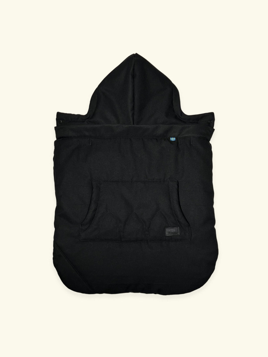 Najell all weather cover for baby carrier, Najell iga ilma kate soojakott beebi kandekotile kõhukotile, matte black