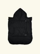 Najell all weather cover for baby carrier, Najell iga ilma kate soojakott beebi kandekotile kõhukotile, matte black