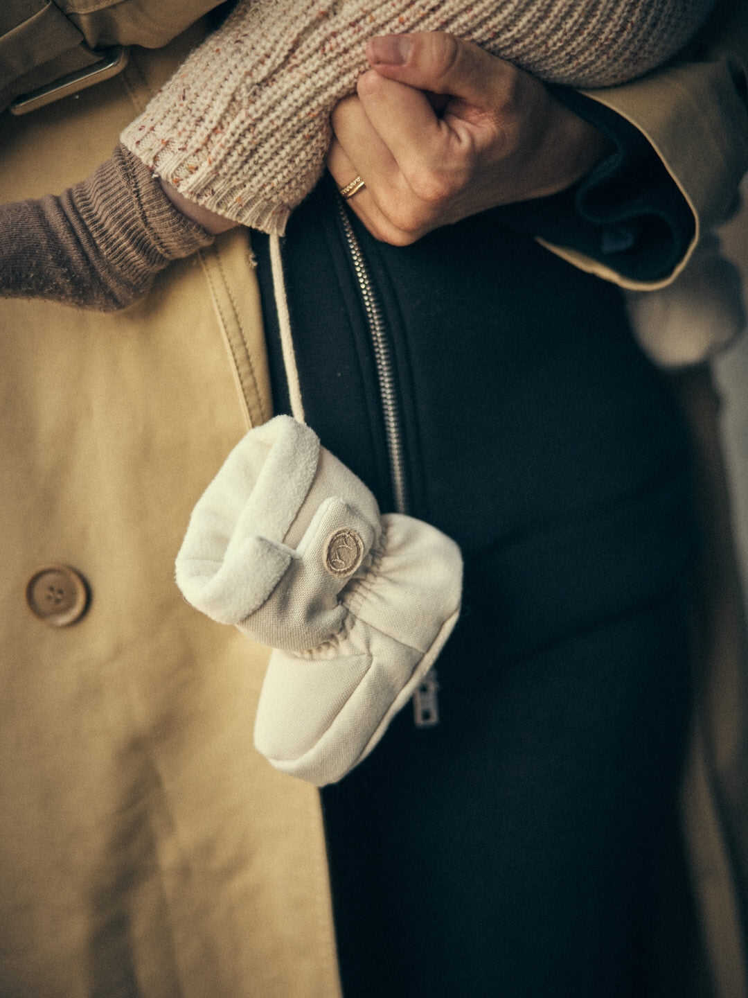 Najell baby booties, winter booties, oat beige, Najell beebipapud, talvepapud, beežid, all-groups