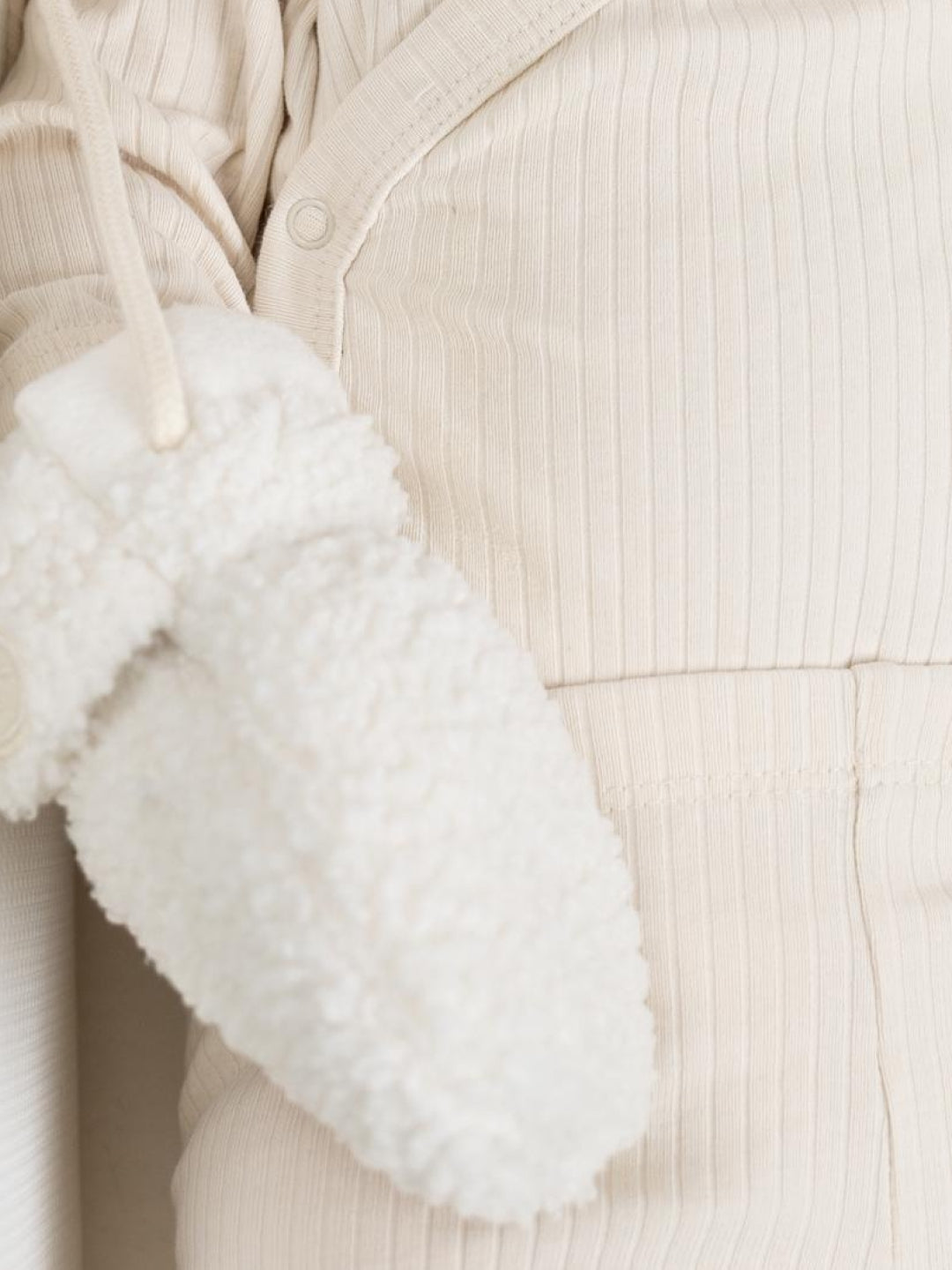 Najell baby gloves, winter gloves, baby mittens, teddy white, Najell beebikindad, talvekindad beebile, all-groups
