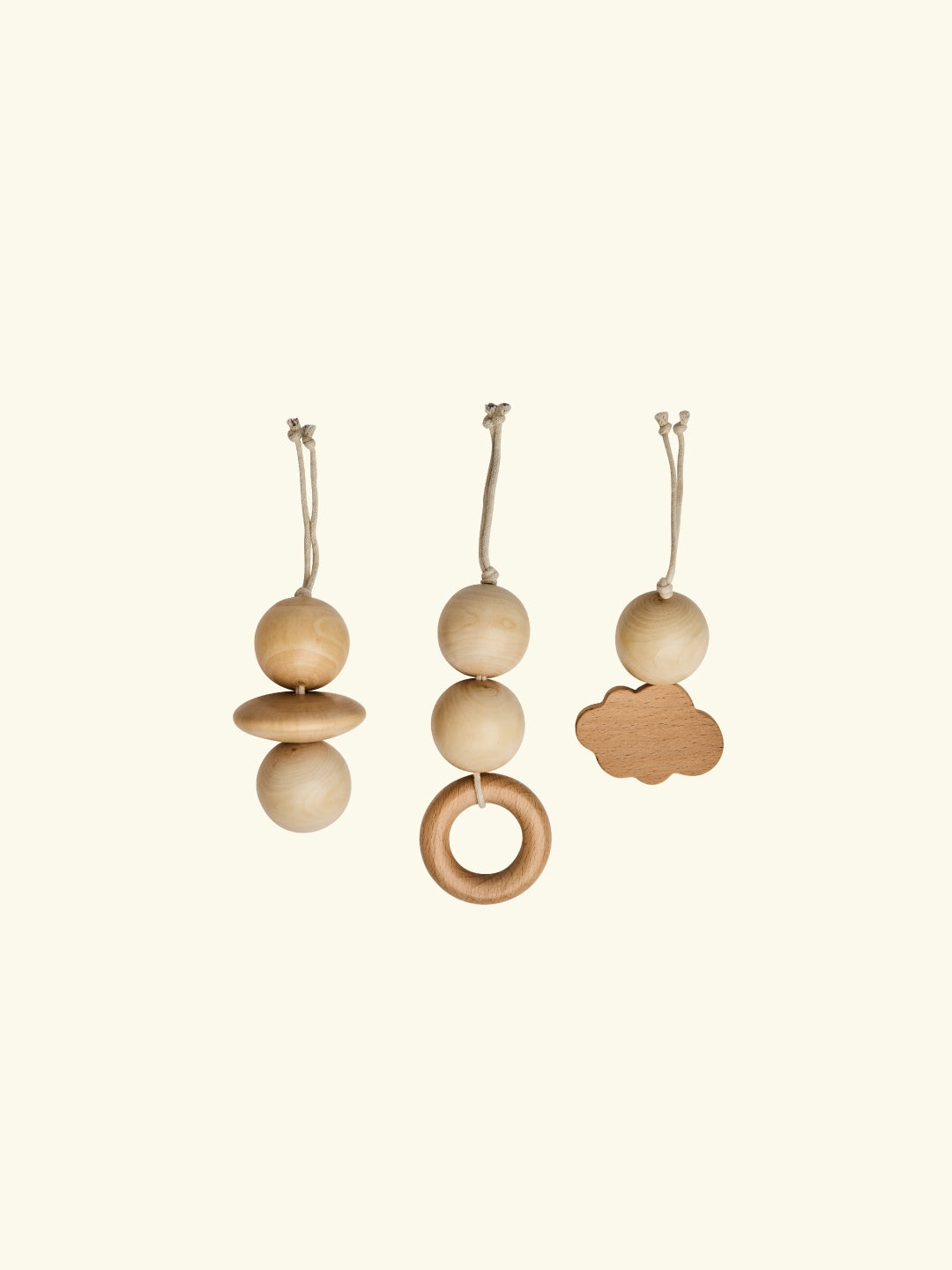 Najell Wooden Toys for Wooden Baby Gum Arch, Najell puidust mänguasjad mängukaarele, Natural Wood, naturaalne puit