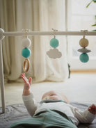 Najell Wooden Toys for Wooden Baby Gum Arch, Najell puidust mänguasjad mängukaarele, all-groups