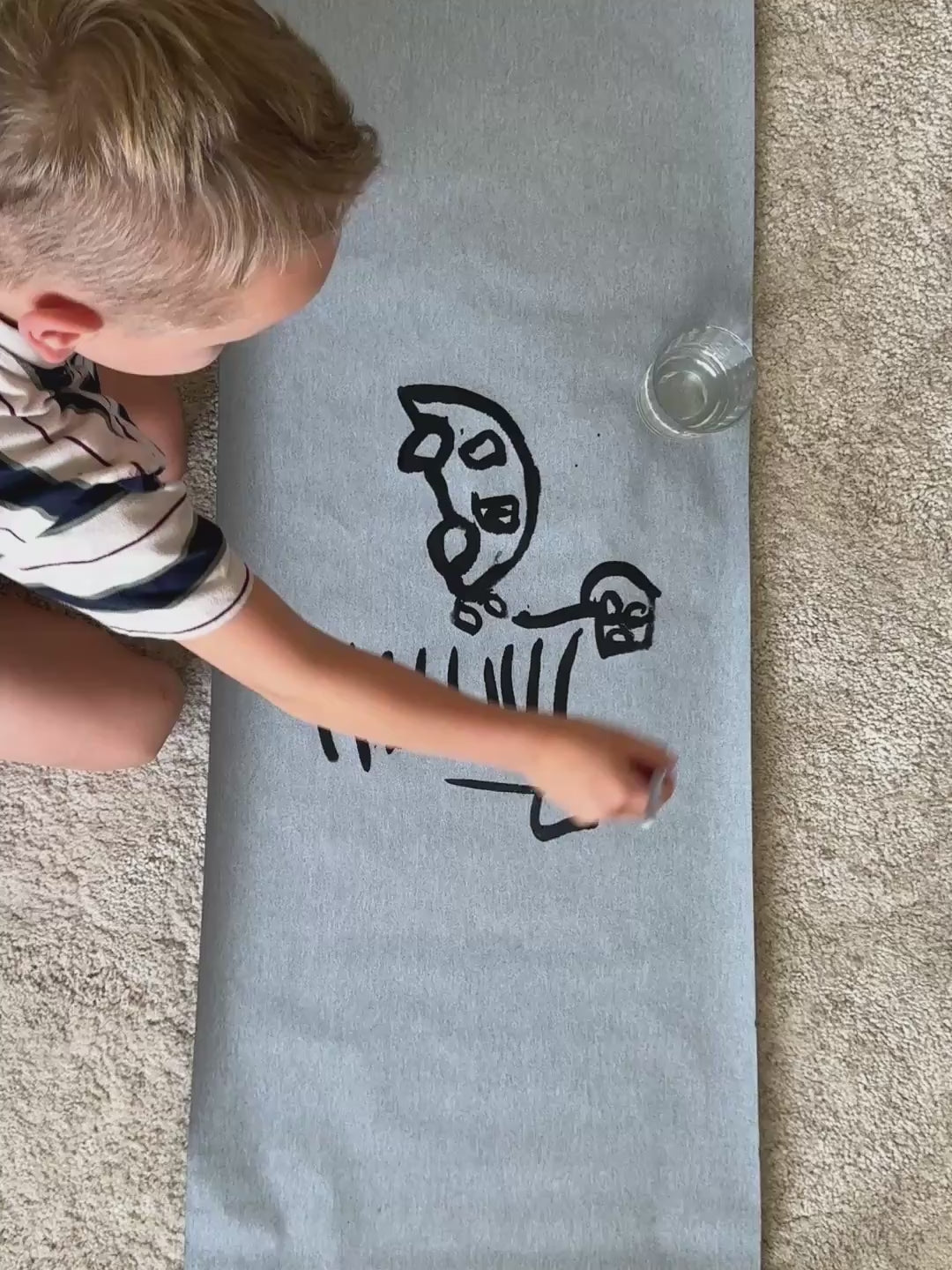 Babyluv Studio võlurull, komplekt koos pintsliga, Magic Roll with a Brush, kuidas maalida video