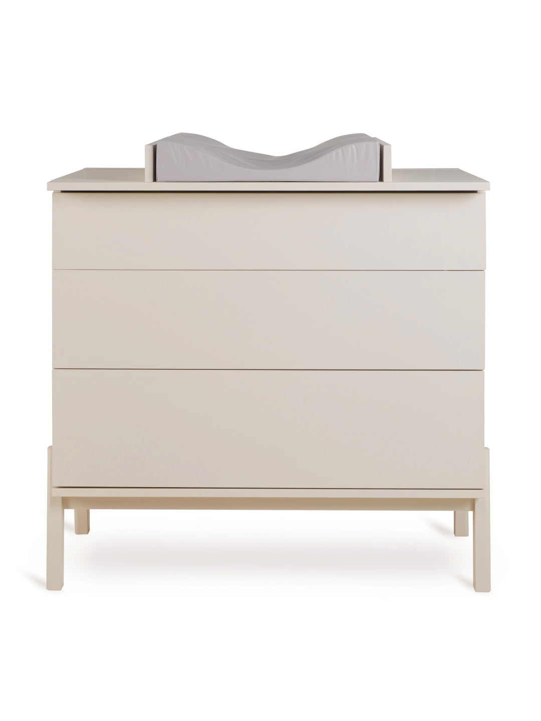 Quax Ashi chest with drawers and with extension, Clay, Quax Ashi sahtlitega kummut mähkimisalusega, Clay
