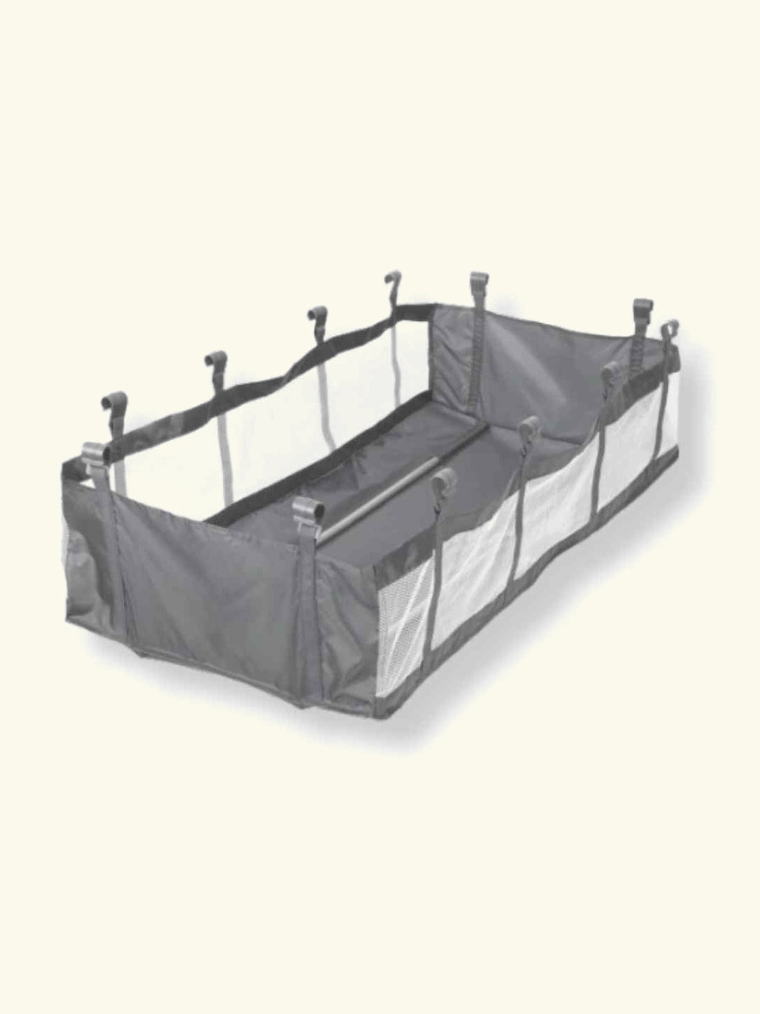 Quax travel cot bottom riser, Quax reisivoodi põhjakõrgendus, Black must