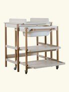 Quax changing table with bath Smart Clay Natural, Quax mähkimislaud vanniga, mähkimiskummut vanniga Smart, all-groups