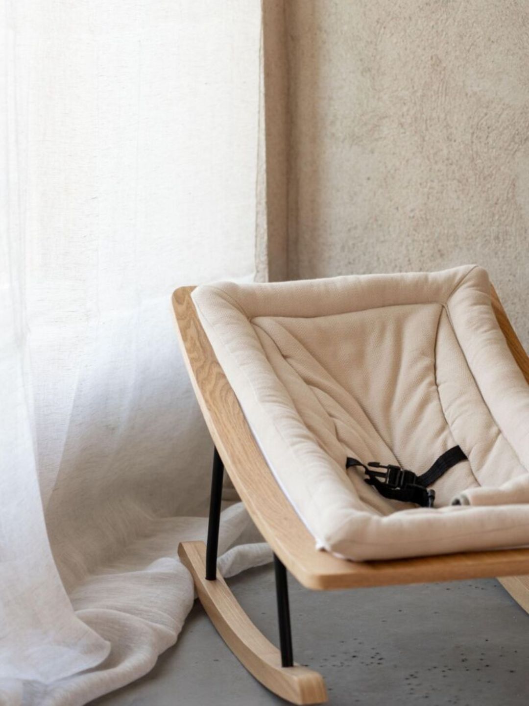 Quax Rocking Baby Bouncer - Beige – Babyluv