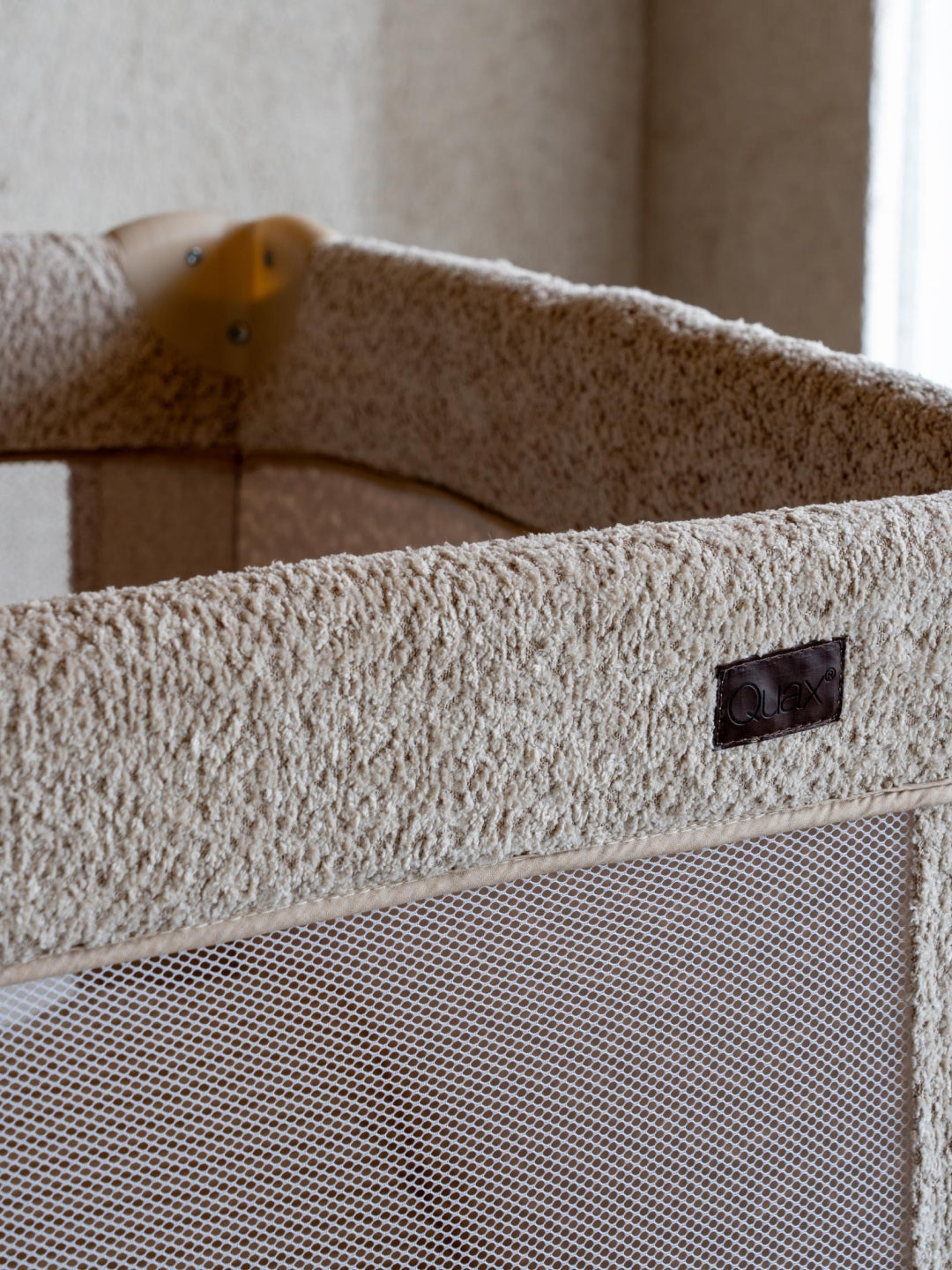 Quax travel cot boucle sheep, Quax reisivoodi boucle sheep