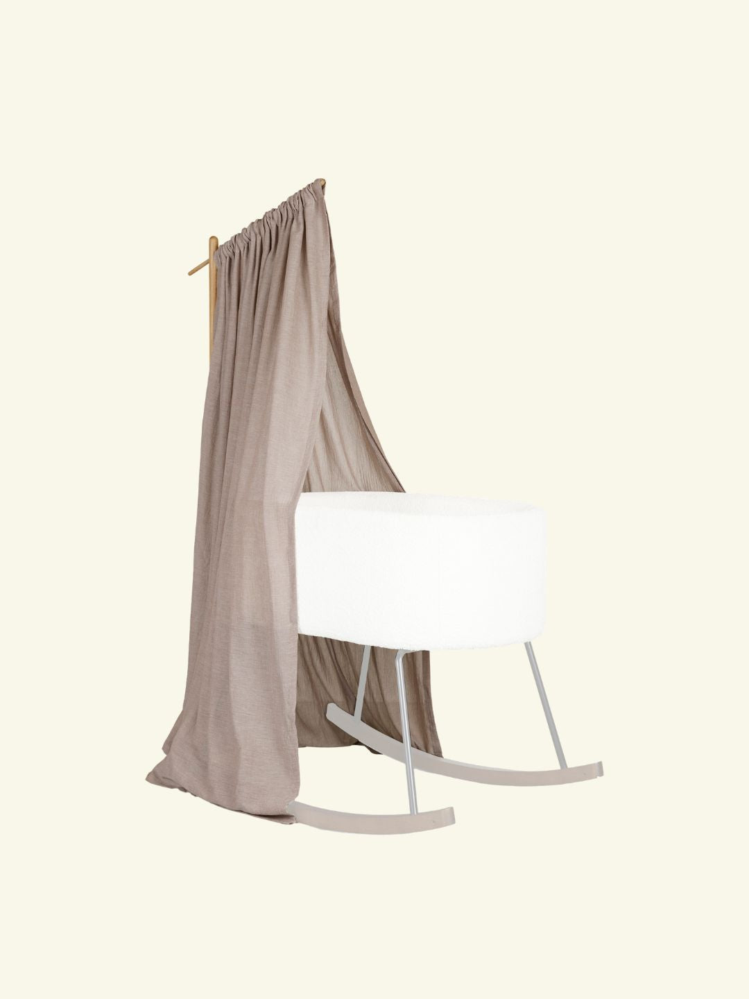 Quax veil canopy for wooden stand, Quax baldahhiin, voodikardin, Mocha