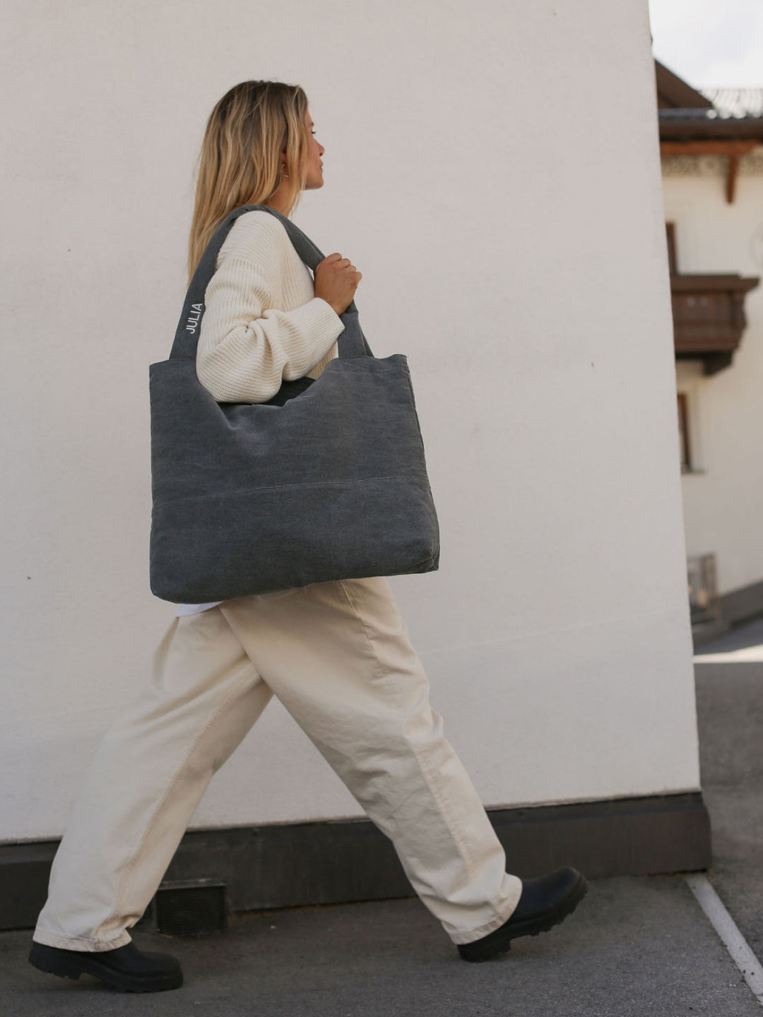 Studio Noos diaper bag denim grey, Studio Noos mähkmekott denim hall