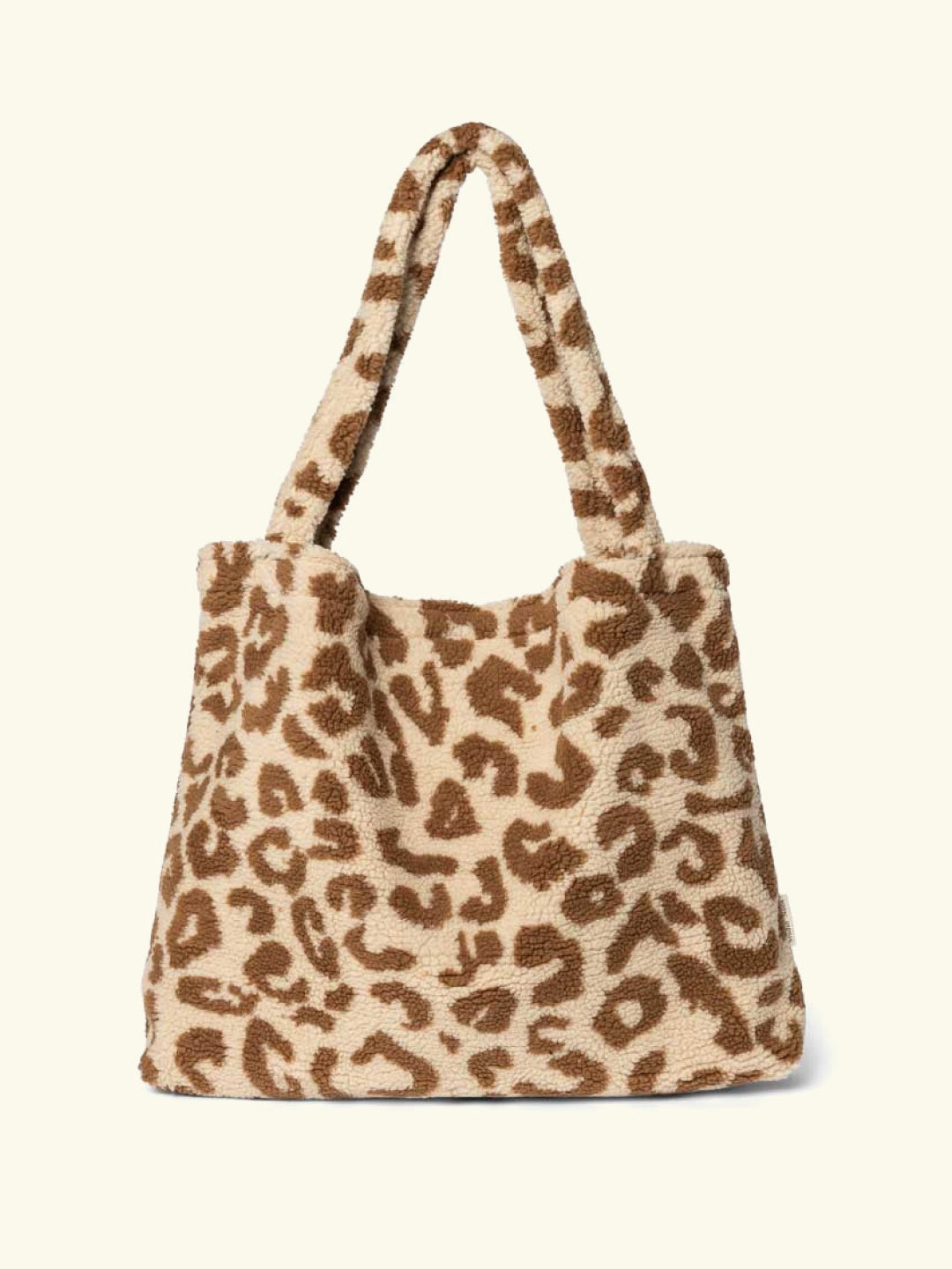 Studio Noos Teddy Mom-Bag, suur kott emale, mahukas kott, mähkmekott, vankrikott, Ecru Leopard