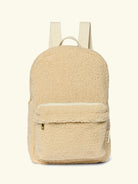 Studio Noos personalized midi backpack with front pocket Ecru, Studio Noos nimeline seljakott esitaskuga Ecru, all-groups