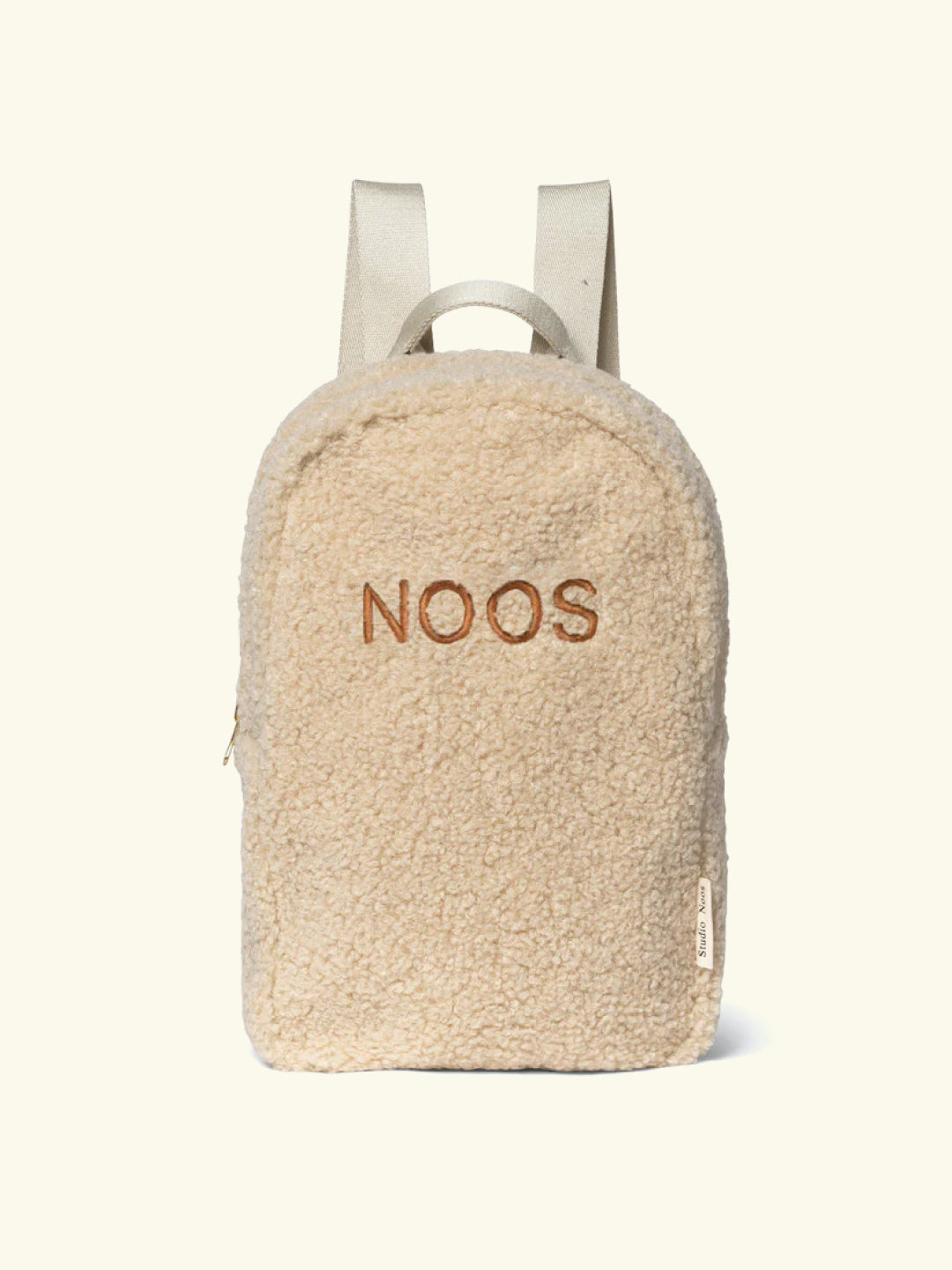 Studio Noos Personalized MIDI Backpack - Ecru, Studio Noos nimeline midi-seljakott – värv Ecru, personaliseeritud seljakott