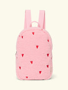Studio Noos teddy mini backpack light pink hearts, Studio Noos teddy mini seljakott heleroosa südamed