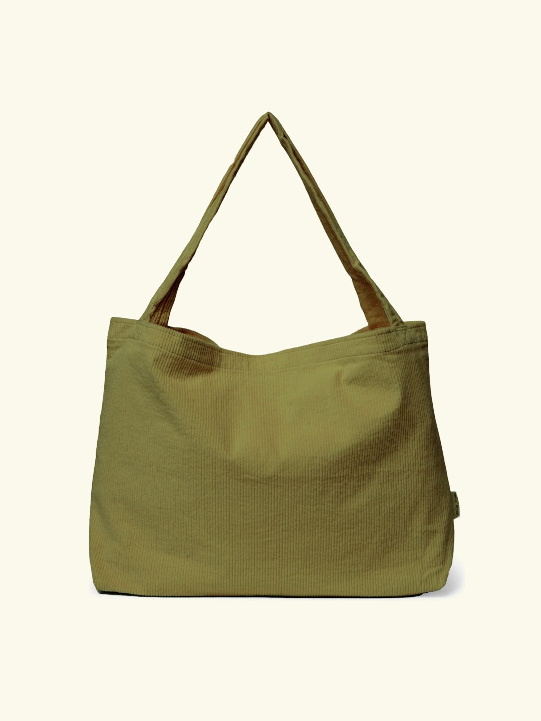 Studio Noos Rib Mom-Bag sage green, Studio Noos ribbed mom-bag roheline