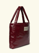 Studio Noos vegan leather mom bag, Studio Noos vegannahast mom bag, suur kott emale, burgundy, all-groups