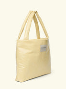 Studio Noos vegan leather mom bag, Studio Noos vegannahast mom bag, suur kott emale, butter yellow, all-groups