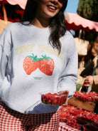 Tajinebanane Tiny Snack breastfeeding sweatshirt with strawberries, Tajinebanane imetamispusa Tiny Snack maasikatega