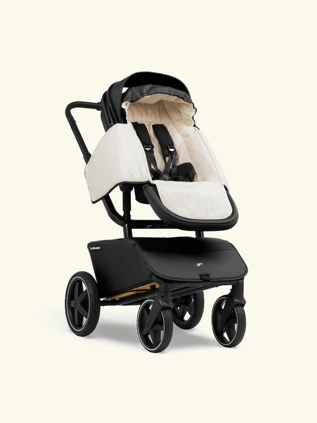 The Jiffle wagon footmuff, black, The Jiffle wagon soojakott must, all-groups