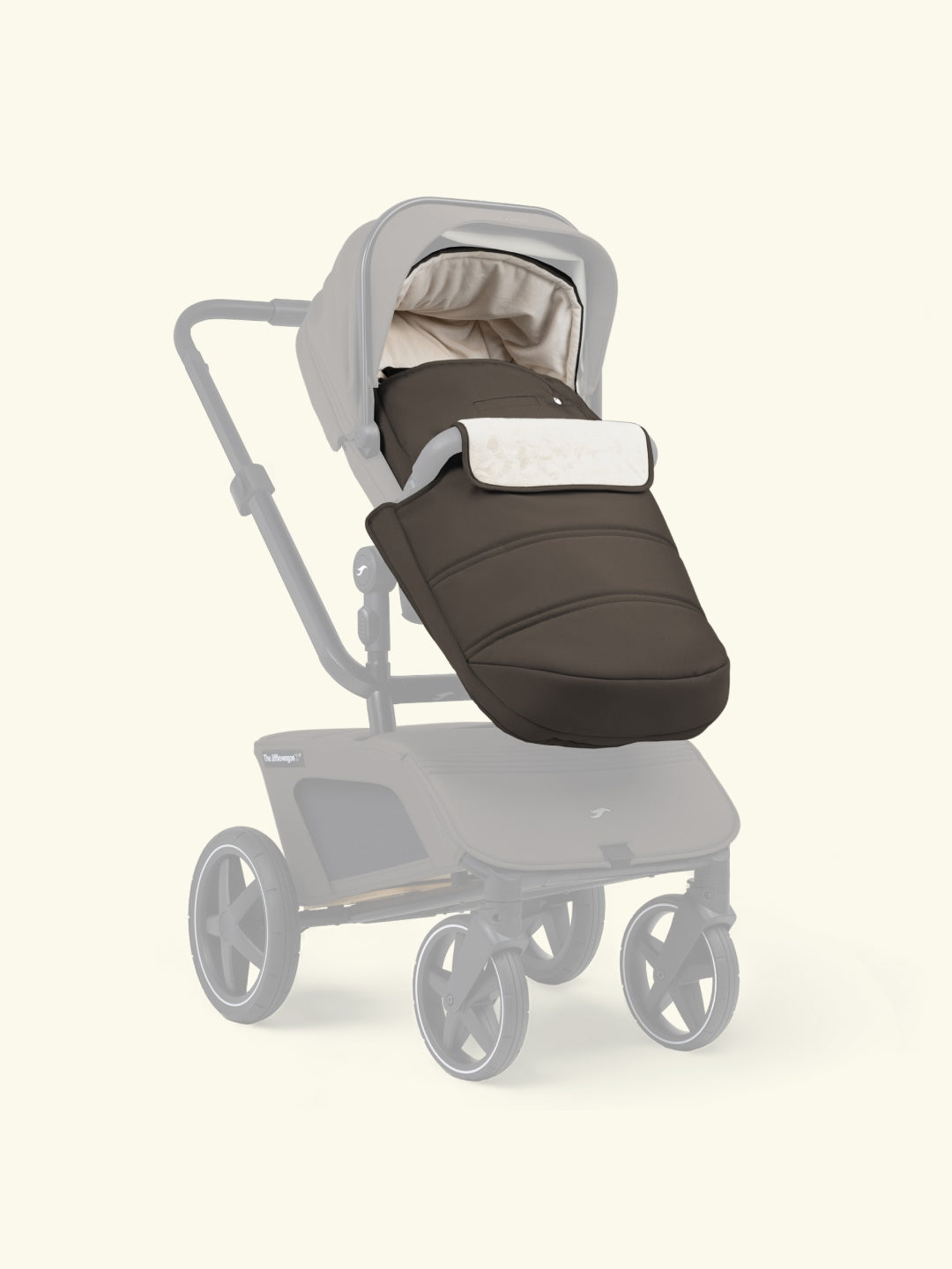The Jiffle wagon footmuff, pine, The Jiffle wagon soojakott pine, Oak