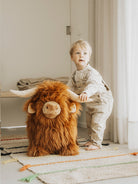 Wild&Soft Soft bouncy Highland Cow, Wild&Soft pehme hüppeloom mägiveis