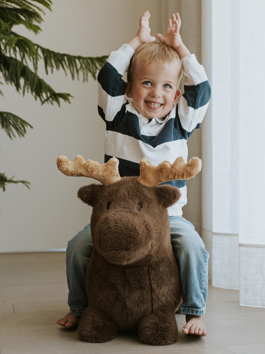 Wild&Soft bouncy Moose, Wild&Soft pehme hüppeloom põhjapõder