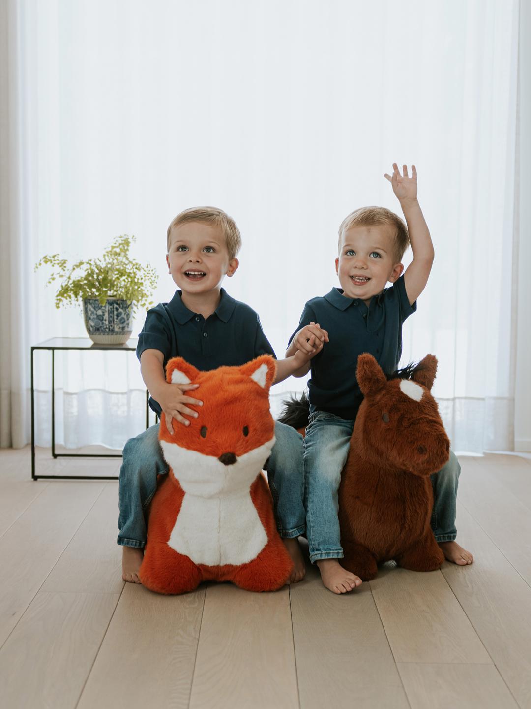 Wild&Soft Soft Bouncies Fox and Horse, Wild&Soft pehme hüppeloomad rebane ja hobune