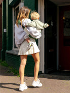 Wildride toddler swing carrier, Green Graphic, Wildride väikelapse kandekott, Green Graphic muster