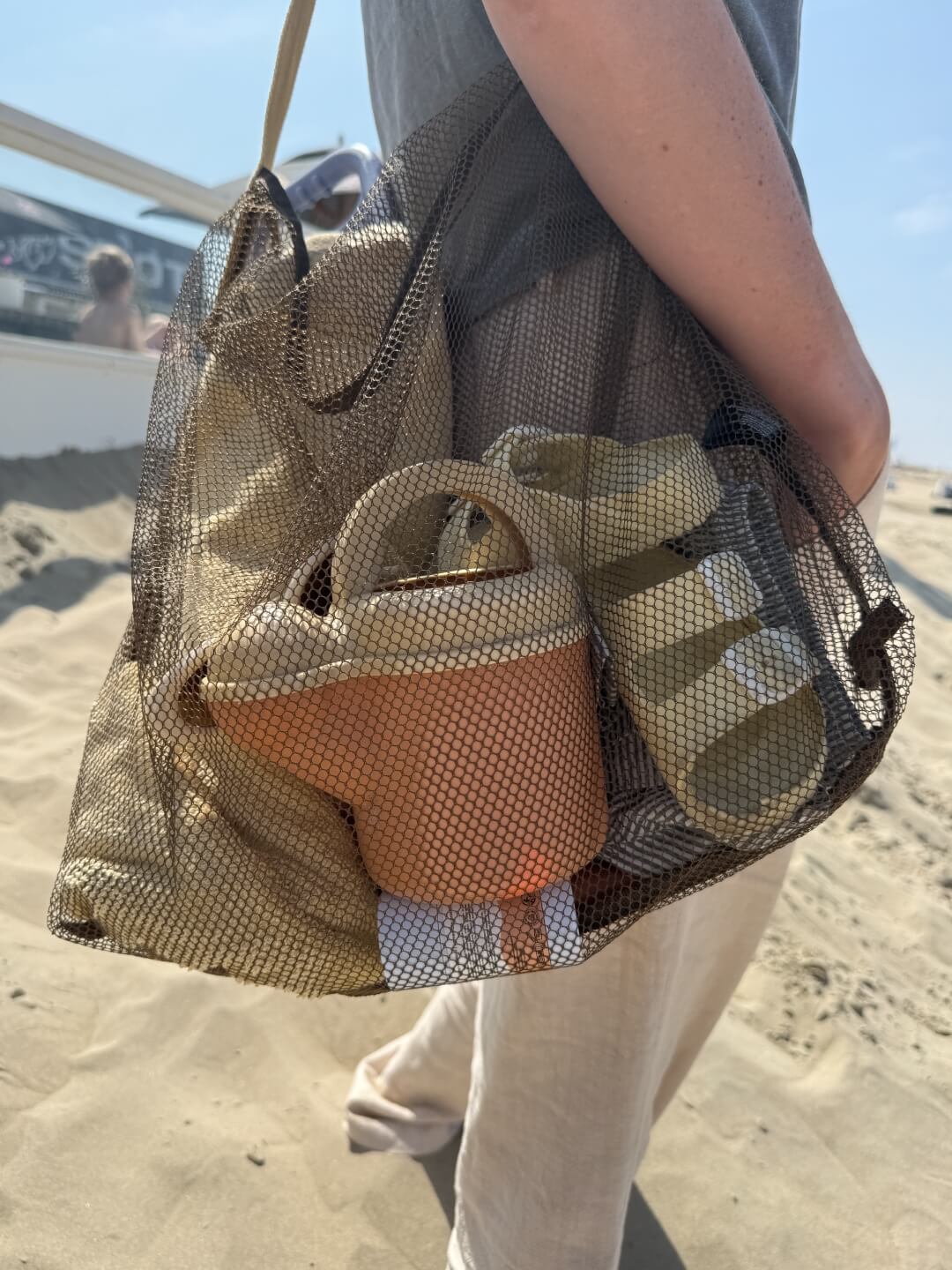 Wildride Mesh Beach Bag, Wildride võrgust rannakott, võrkkott