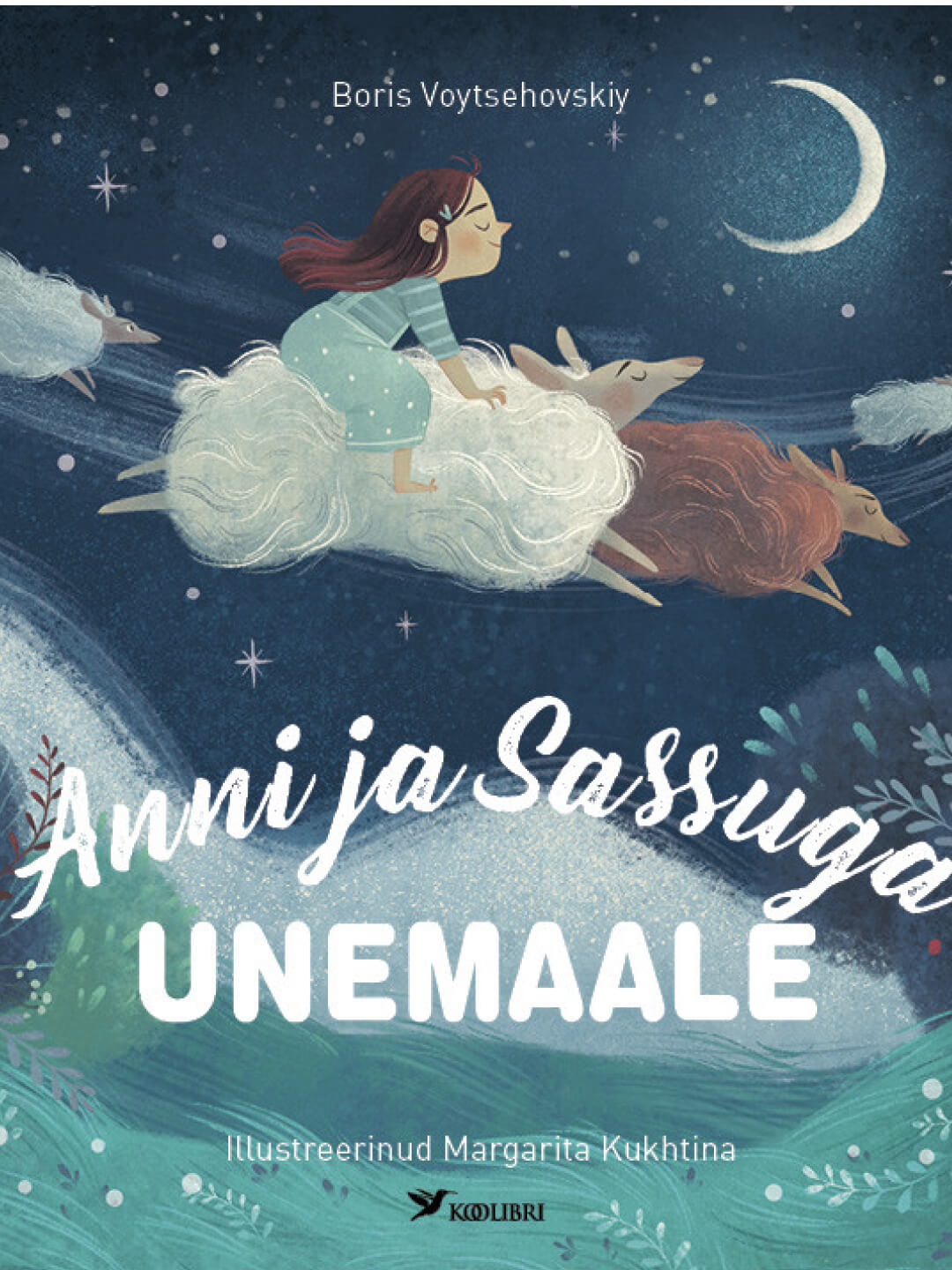 Children's book, raamat Anni ja Sassuga unemaale