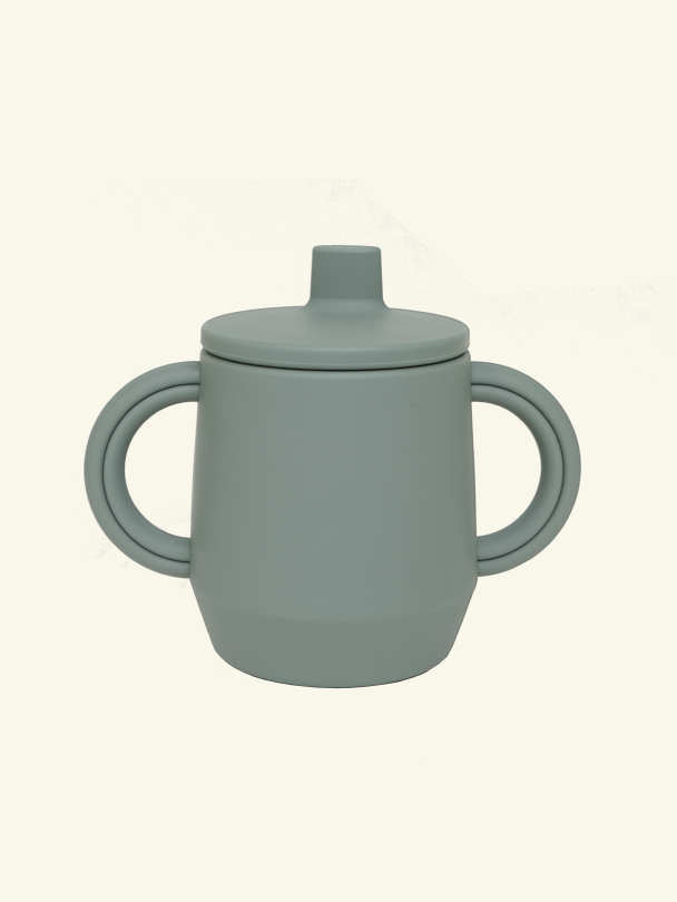 Atelier Keen Silicone Sippy Cup, Atelier Keen silikoonist sangadega joogitops, Blue Clay