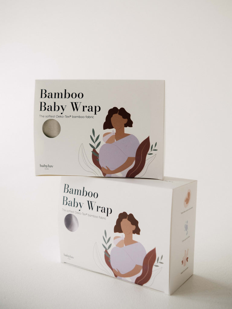 Babyluv Studio Bamboo baby wrap package, bambusest kandelina kaunis pakendis