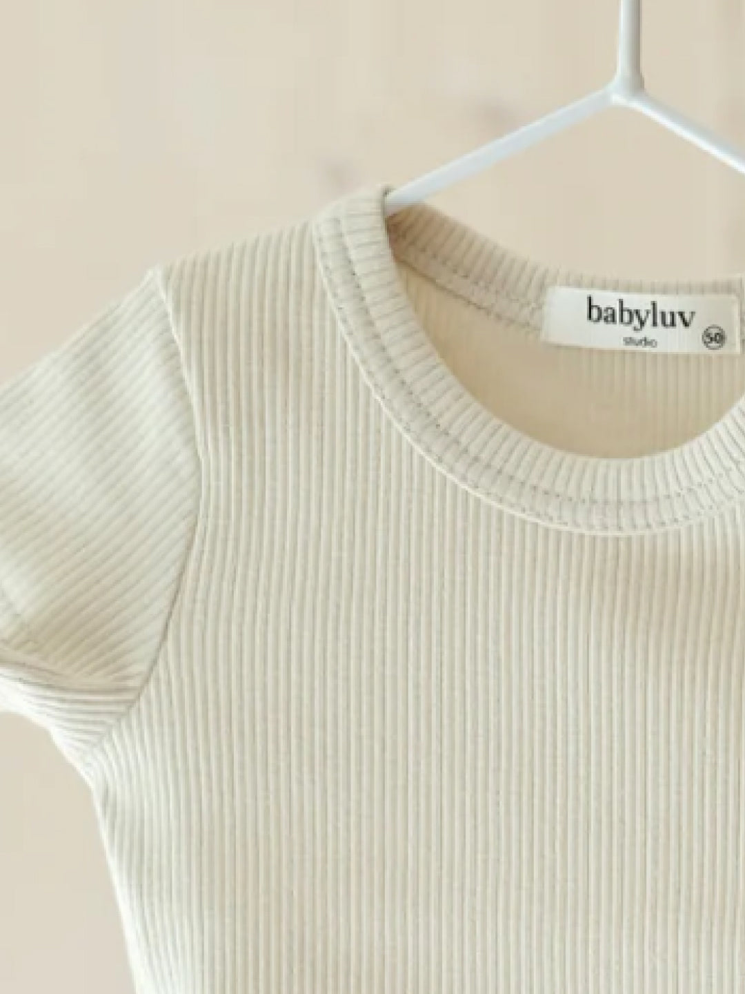 Babyluv Studio Ribbed Long Sleeve Wrap Bodysuit