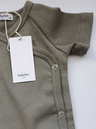 Babyluv Studio ribbed short sleeve wrap bodysuit, Babyluv Studio beebi lühikeste varrukatega hõlmikbodi, all-groups