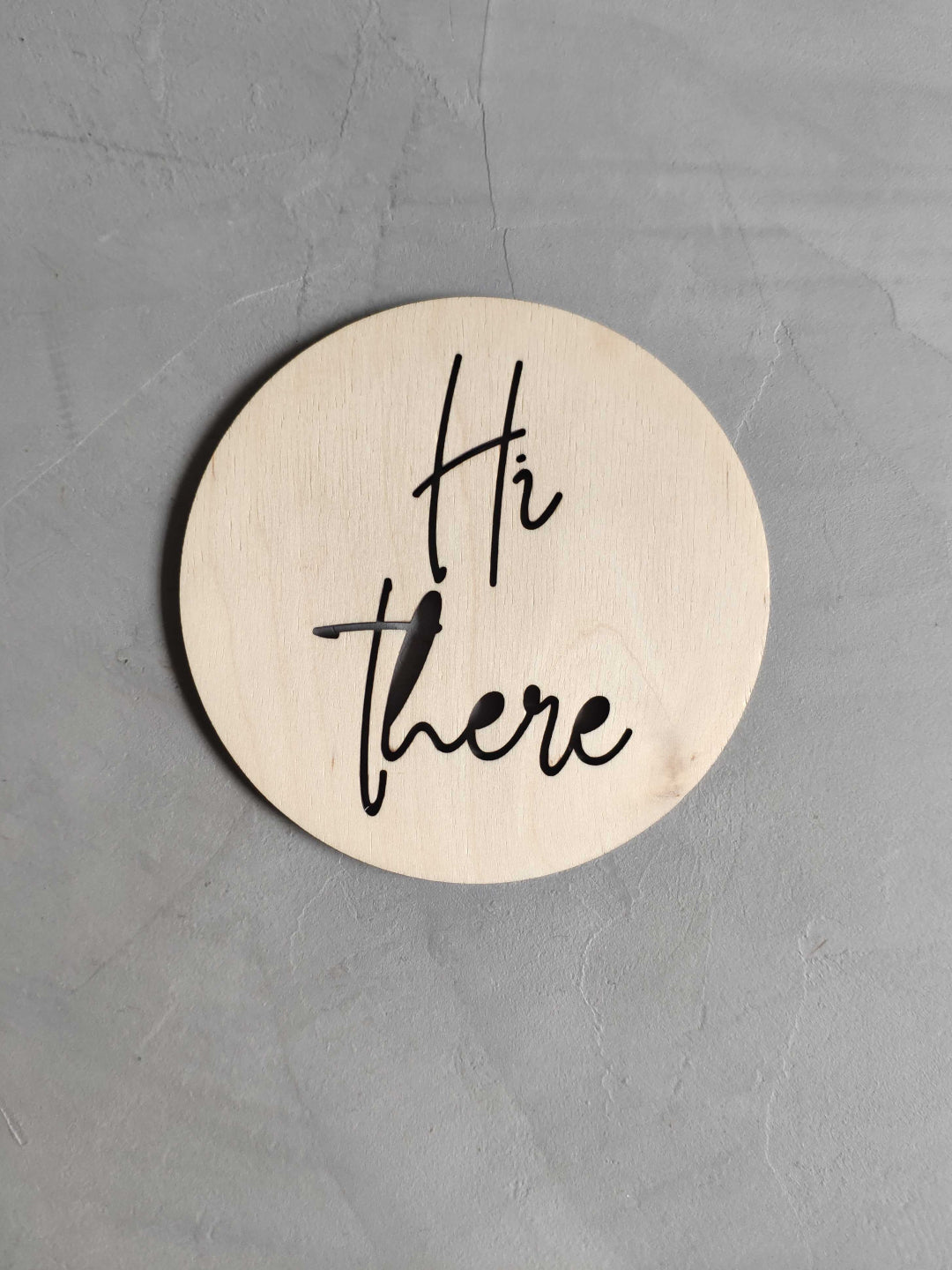 Babyluv Studio Plywood Birth Sign