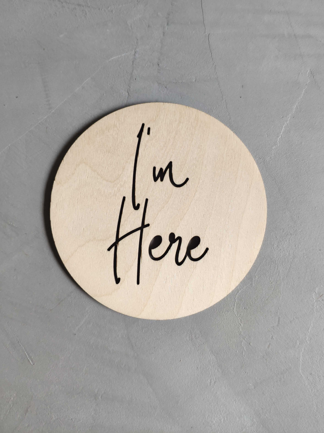 Babyluv Studio Plywood Birth Sign