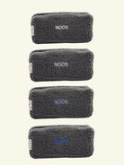 Studio Noos Personalized Pouch dark grey kosmeetikakott tumehall personaliseeritud, nimeline, erinevad tikandid