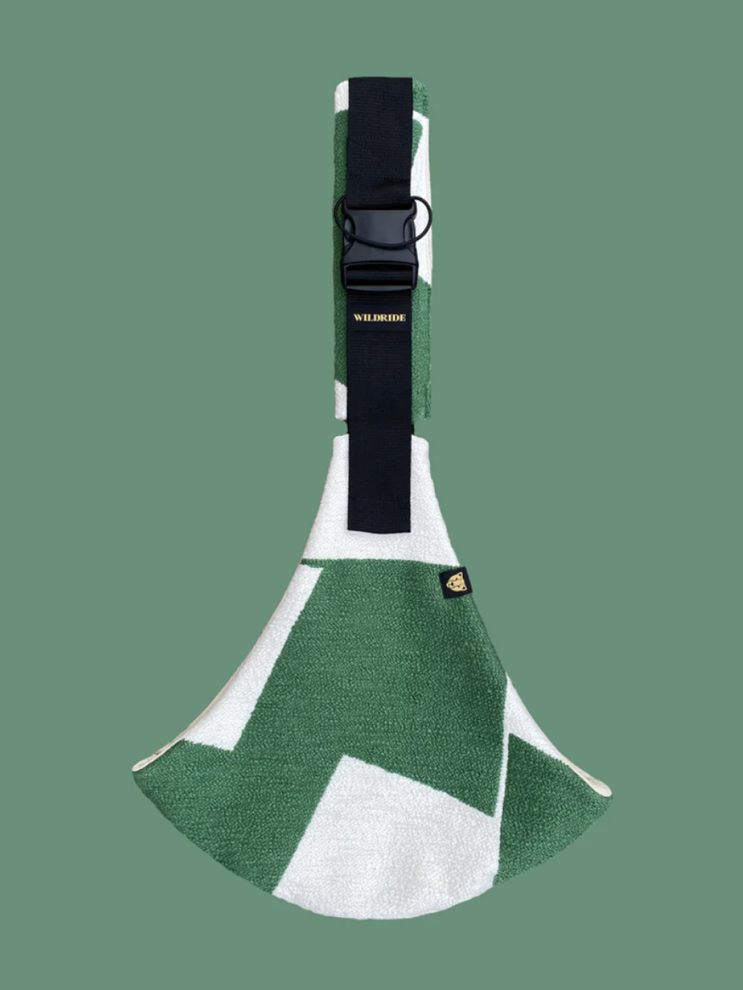 Wildride toddler swing carrier, Green Graphic, Wildride väikelapse kandekott, Green Graphic muster